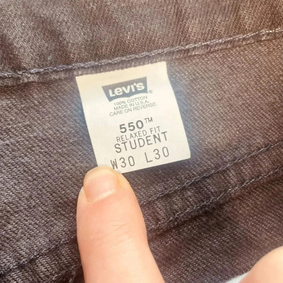 Vintage Levis Men's Black Wash Denim Jeans - Picture 4 of 9